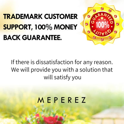 MEPEREZ Premium Germany Pruning Shears, Work 3 Times Easier, Pruners Heady Duty, Sharp Garden Clippers Cut Fresh Flower, Hedge, Herb, Indoor Plants, Gardening Tools Scissors, Arthritis Weak Hand Snips
