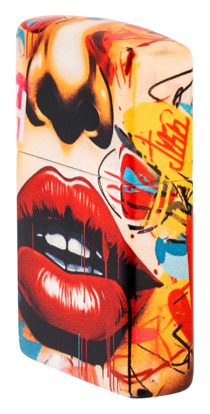 Zippo Street Art Design 540 Matte Pocket Lighter