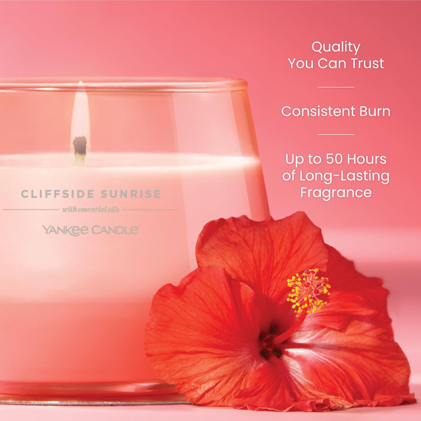 Yankee Candle Studio Medium Candle, Cliffside Sunrise, 10 oz, 4-Pack