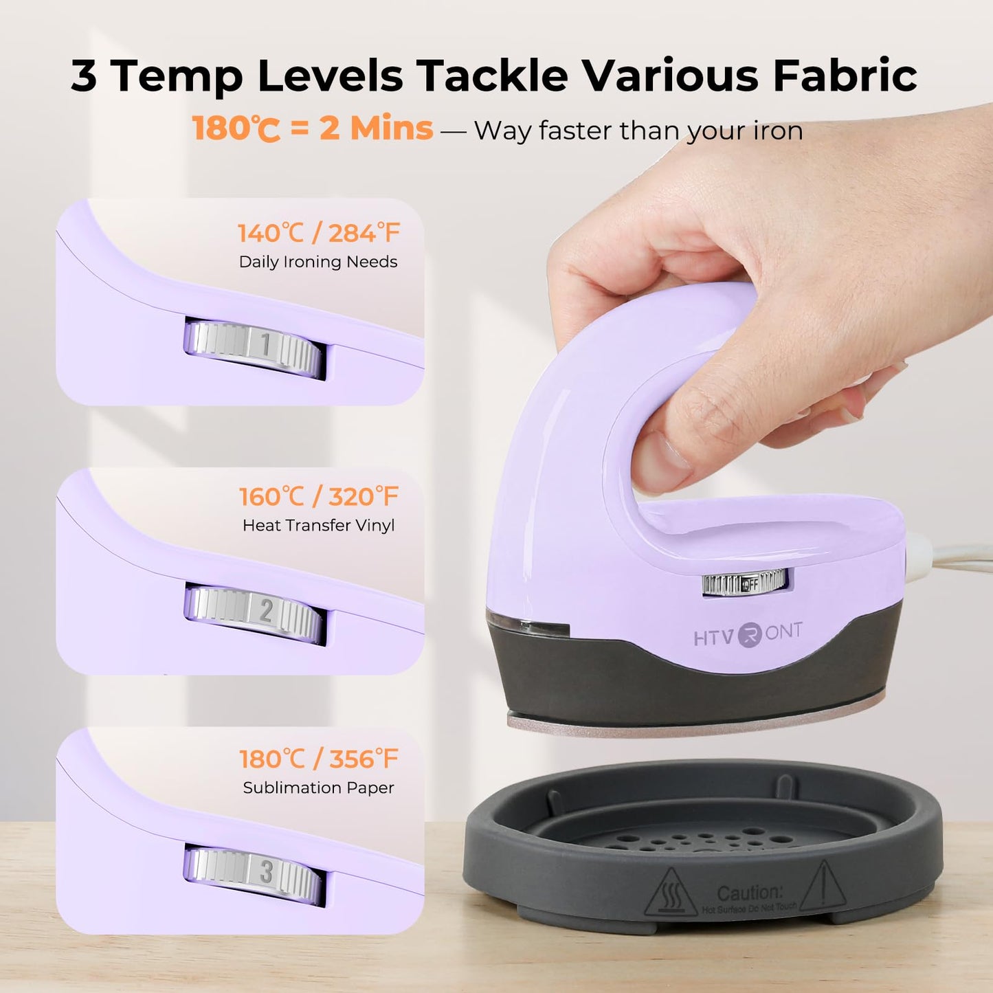 HTVRONT Heat Press Machine Bundle - Auto Heat Press Machione + Mini Heat Press + Mug Heat Press