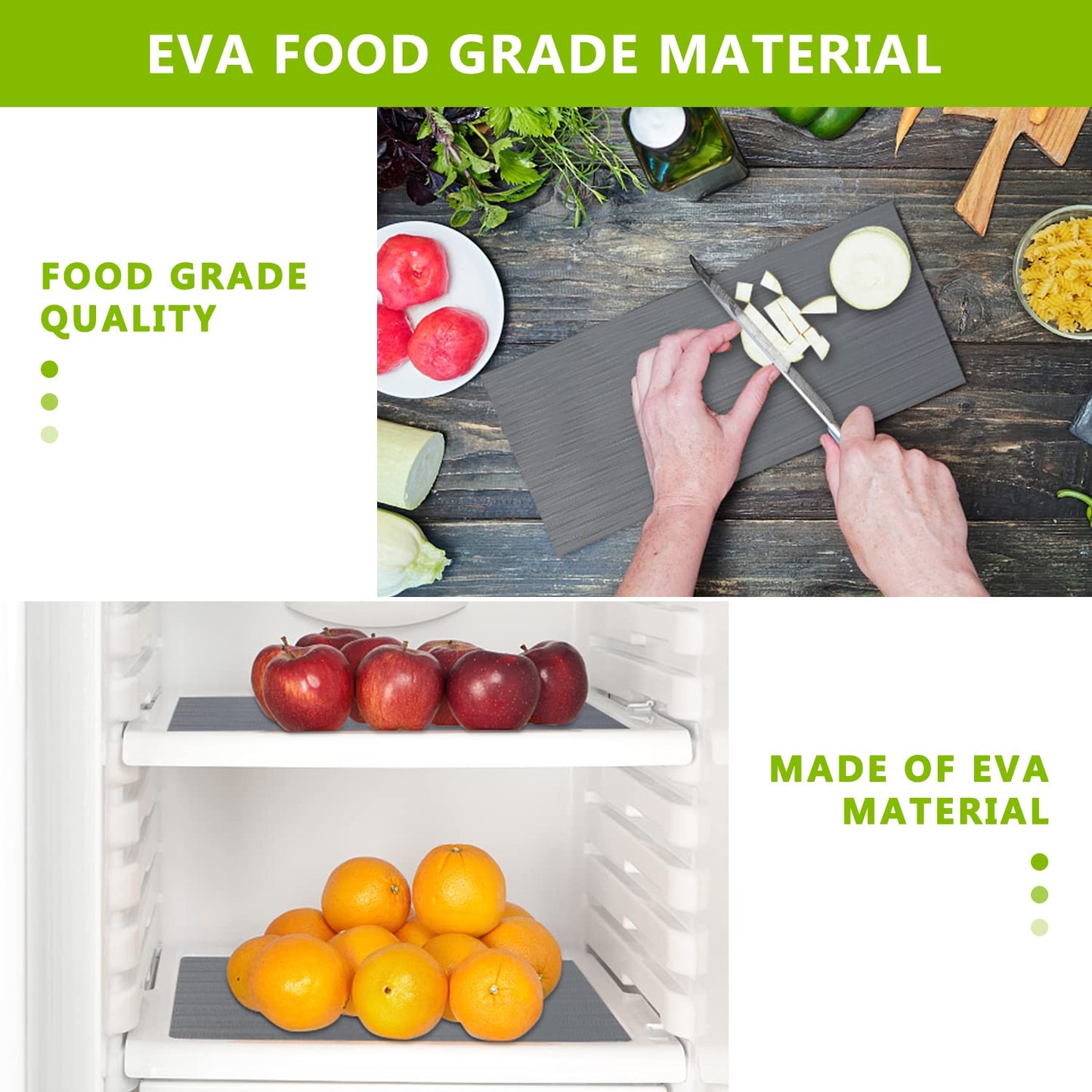 Drawer and Shelf Liner, Shelf Liner Non Adhesive Refrigerator Mats Washable, No Odor Plastic Pantry Liners Wire Shelf Paper Drawer Liner for Cupboard Kitchen Cabinets Shoe(Gray, 17.5 x 393.7 inches)