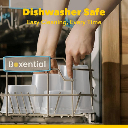 Boxential 16 oz Deli Containers with Lids [36 Set] – BPA-Free Plastic Food Containers, Freezer & Microwave Safe, Stackable Meal Prep & Soup Storage Containers, Ideal for Takeout & Kitchen Use