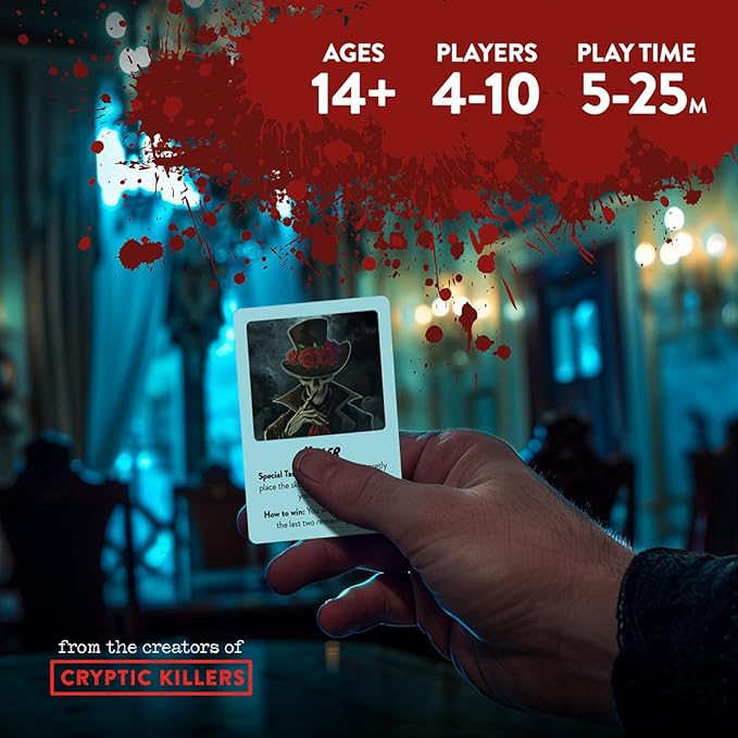 The Deceivers – Murder Mystery Party Game | Like Werewolf | Adult Board Game Night Family Games Secret Spy Games &amp Traitor Role-Playing | Bluffing Deception and Strategy - CRYPTIC KILLERS