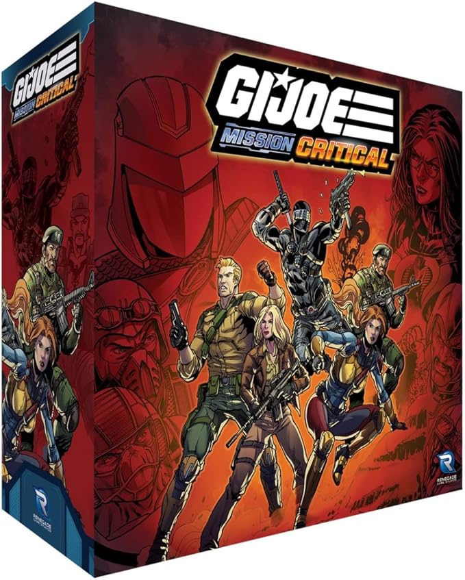 Renegade Game Studios G.I. Joe Mission Critical Cooperative Board Game Strategic Tabletop RPG Ages 14+ 1-5 Players