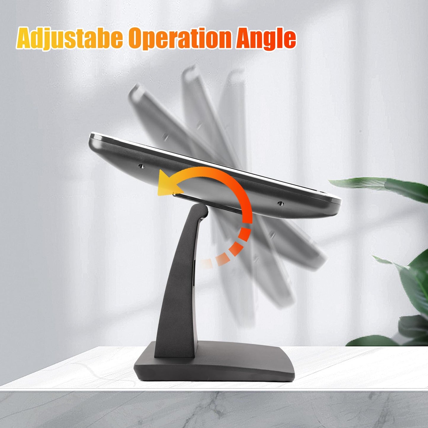ANGEL POS Commercial Grade 17.3 Inch 1920 x 1080 FHD Touchscreen POS Monitor, 10 Points Touch HDMI VGA, Waterproof Dustproof Screen, Indusitrial, Office, Retail, Gym, Warehouse