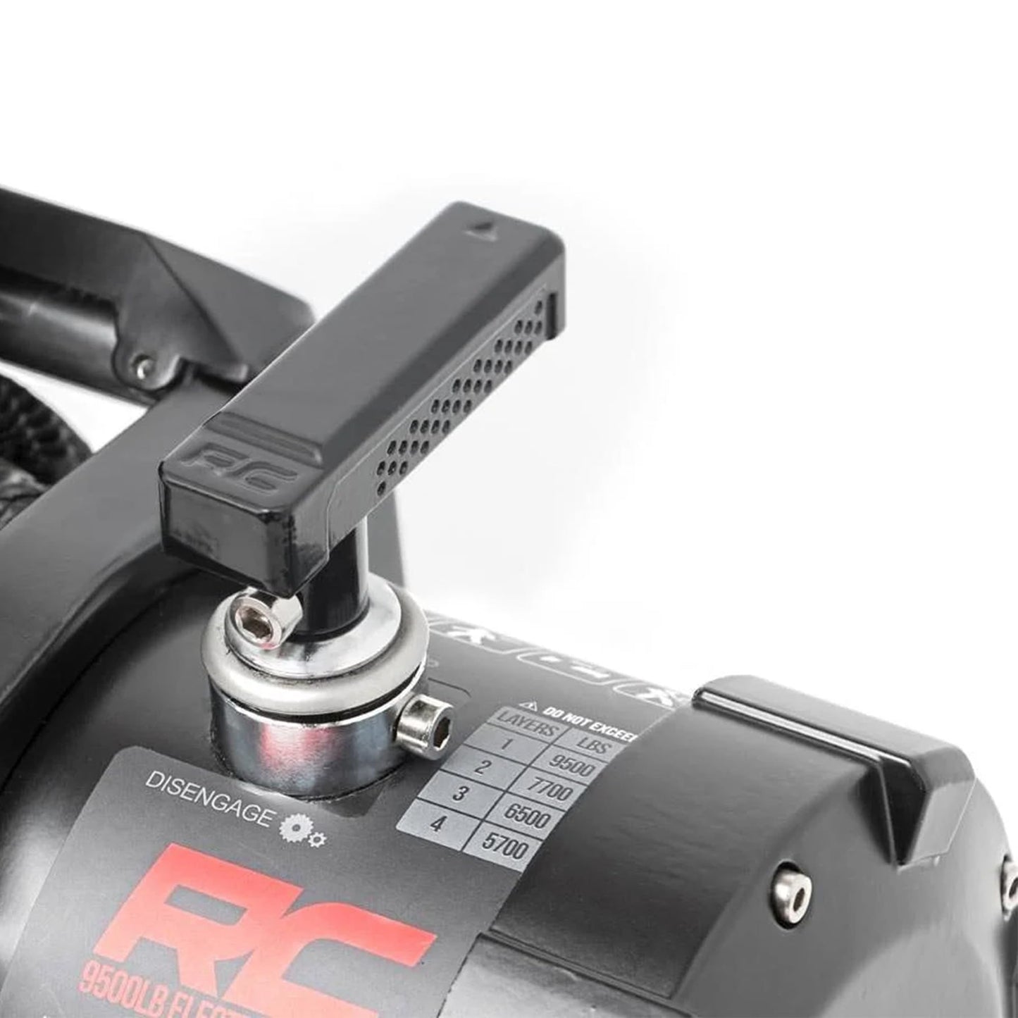 Rough Country 12,000LB PRO Series Electric Winch | Synthetic Rope - PRO12000S, Black