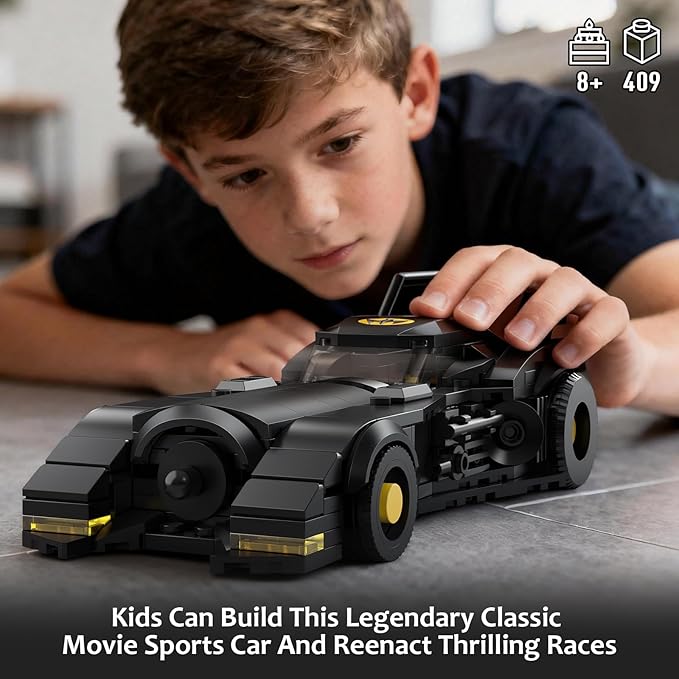 Mould King Technik Bat Super Car Builidng Toys Sets 10020 MOC Bat Iconic Vehicle Super Hero Gift for Kids Boys and Girls Ages 8+ (409 PCS)