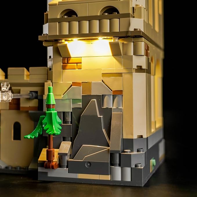 Upgraded Led Light Kit Compatible with Lego Flying Lessons Building Set Lights Decoration Compatible with Lego 76447 (Model Not Included)
