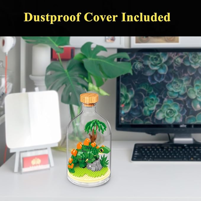 Creative Dinosaur Toy Building SetAdult Mini Animal Friend SetParty Favors Gift for FriendOffice Home Decor Dinosaur Building Block KitNew Year Valentines Easter Birthday Gift for Family