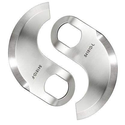 84181D Buffalo Chopper Blades Replacement for Hobart 8181, 8185, and 84186 Series Food Choppers 18" Bowl, Food Cutter Choppers Knives Replaces for Hobart 00-077372, 00-077373