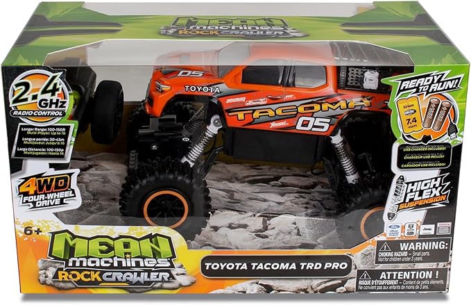 NKOK Ready to Run Mean Machines R/C Rock Crawler Toyota Tacoma