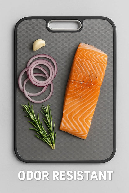 Titanium Cutting Board - Double-Sided Food Grade, Scratch Resistant & Dishwasher Safe | Large Size