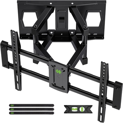 USX MOUNT Full Motion TV Wall Mount - Fits 42-84 Inch TVs, 120lbs Capacity, VESA 600x400mm, Dual Articulating Arms