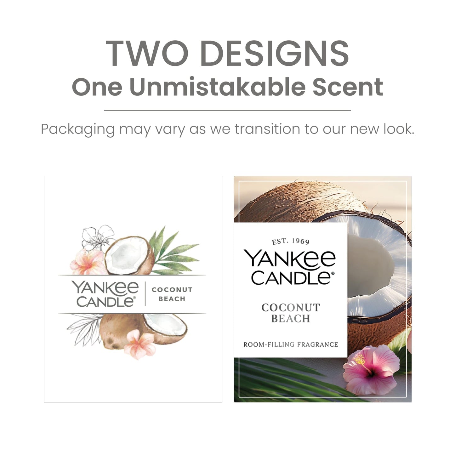 Yankee Candle Large Tumbler Scented Candle with up to 80 Hour Burn Time, Premium Plant Wax Blend for Consistent Burn, 20 oz Tumbler Candle with Room Filling Fragrance, Coconut Beach