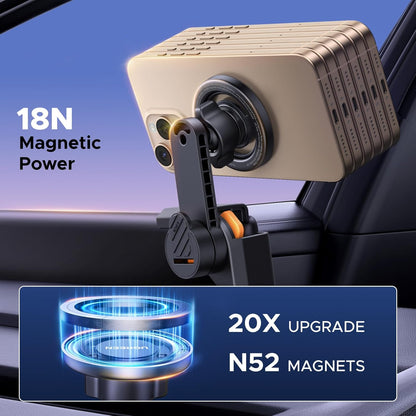 UGREEN Phone Holder for Tesla Model 3 and Y Accessories Magsafe Car Mount Magnetic Phone Mount Strongest Magnet Power Compatible with iPhone 17 16 15 14 13 Plus Pro Max Series