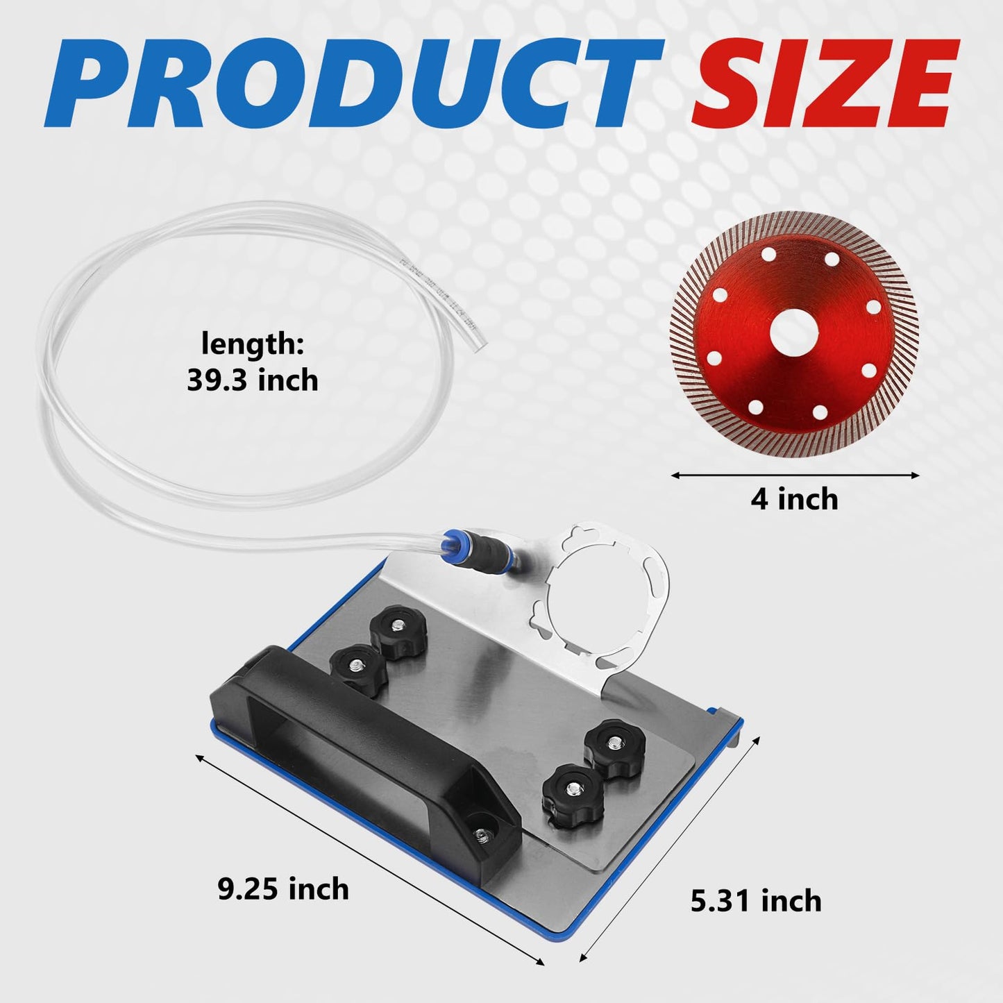 45 degree tile chamfering tool, 100-Type Universal 45 Degree Tile Chamfering Stand Type Angle Grinder,Angle Grinders with Gloves & 39Inch Hose
