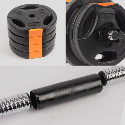Phoenix Fitness Dumbbells Weight Set, Adjustable 2 in 1 Barbell Set for Exercise, Muscle and Strength Training