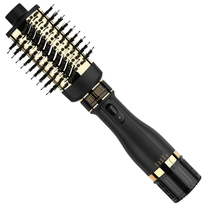 HOT TOOLS 24K Gold Blow Dryer Brush - Hot Air Brush for Salon-Worthy Volume in One Step - Volumizer with 24K Gold Technology for Fast Styling & Long-Lasting Results