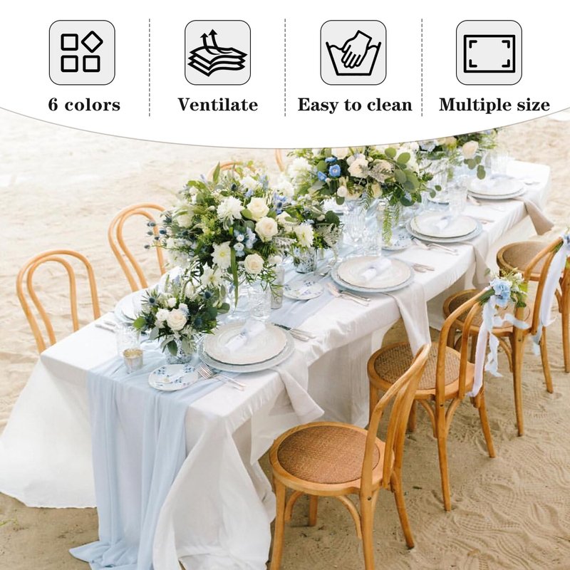 Fitable Navy Rectangle Tablecloths for 6 Foot Tables, 6 Pack - 70 x 108 Inches - Stain Resistant and Washable Table Clothes, Polyester Fabric Table Covers for Wedding, Party, Banquet, Buffect