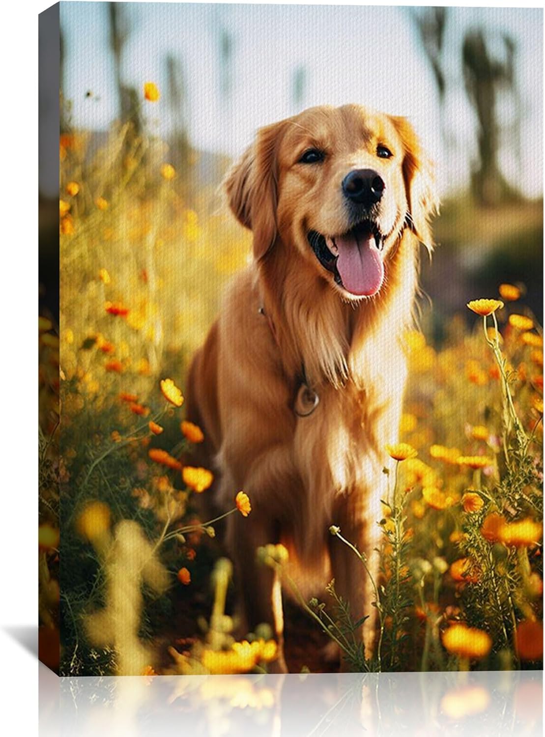 Specpix Custom Canvas Prints - Personalized Wall Art for Family, Pets & Couples | 24x32" Framed