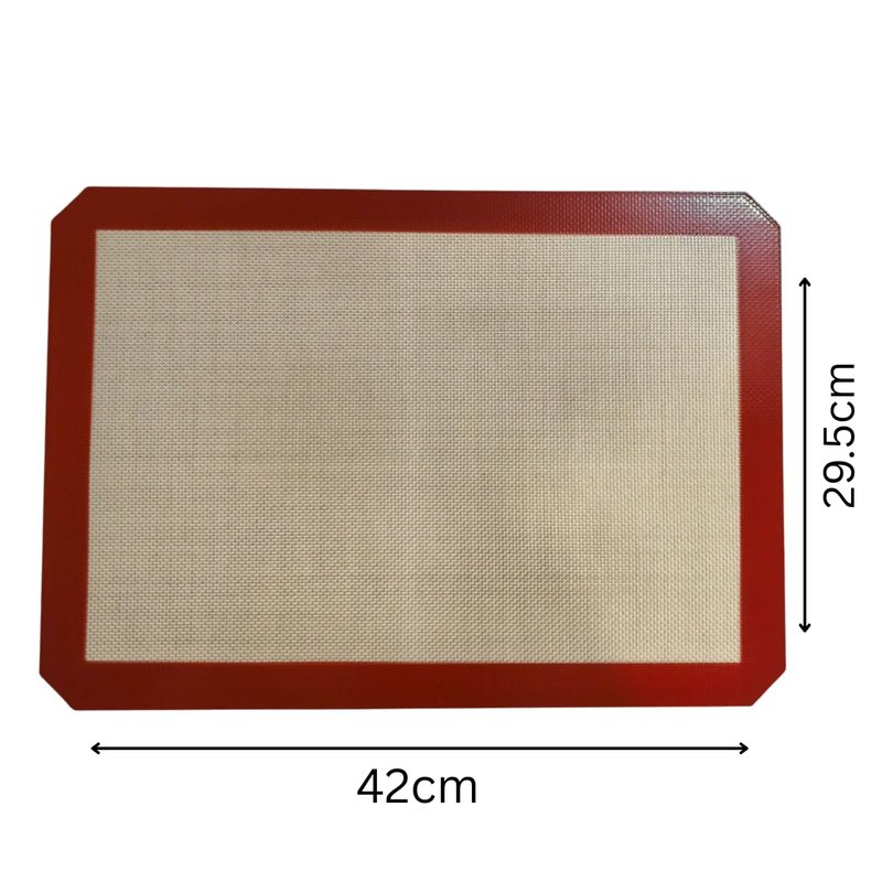Reusable Silicone Baking Mat 42 x 29.5 cm – Non-Stick Oven Liner, Heat Resistant Silicone Baking Sheet for Cookies, Pastry & Roasting-2pcs Set