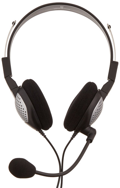 Andrea Electronics C1-1022600-1 model NC-185 VM USB High Fidelity Stereo USB Computer Headset with Noise Canceling Microphone and Volume/Mute Controls