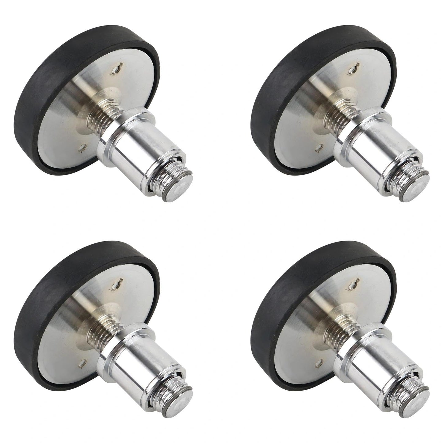 SONAKY 4pcs Shaft Diameter 38mm Car Lift Rubber Tray, 4-9cm Plus-High Car Lift Feet Pads Replace for 2 Post Car Lift Bridge Jack Car Heightening Feet Tray