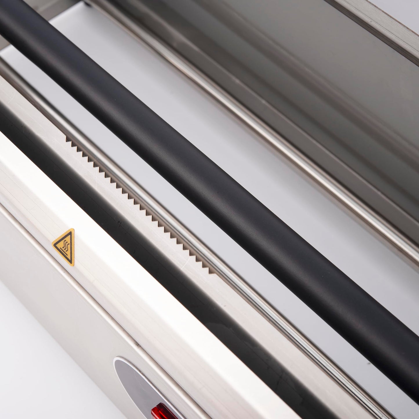 18 Inch Stainless Steel Hand Wrapping Machine & Film Dispenser with Electric Heated Cutter for Commercial Kitchens