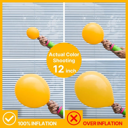 PartyWoo Mustard Yellow Balloons 155pcs Different Sizes of 18 12 10 5 Inch Yellow Fall Balloon Arch Kit for Birthday Engagement Baby Shower Bee Sunflower Little Cutie Party Decorations Yellow-Y10