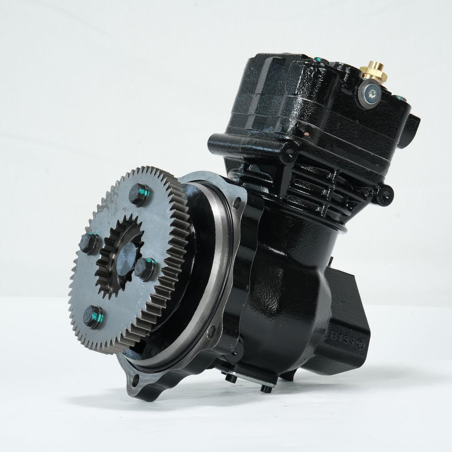 Air Brake Compressor Replacement for Detroit Diesel Series 60 14L Engine – Compatible with R23535534 HDX5018485X DDE R23535534 23535534, Heavy Duty 12V Air Compressor for Trucks