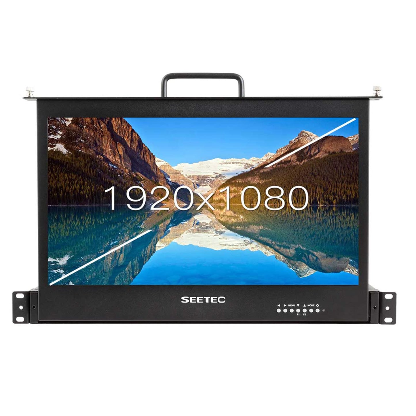 SEETEC 17.3 Inch 1RU Pull Out Rack Mount Monitor Full HD 1920x1080 SC173-HSD-56(HDMI/SDI)