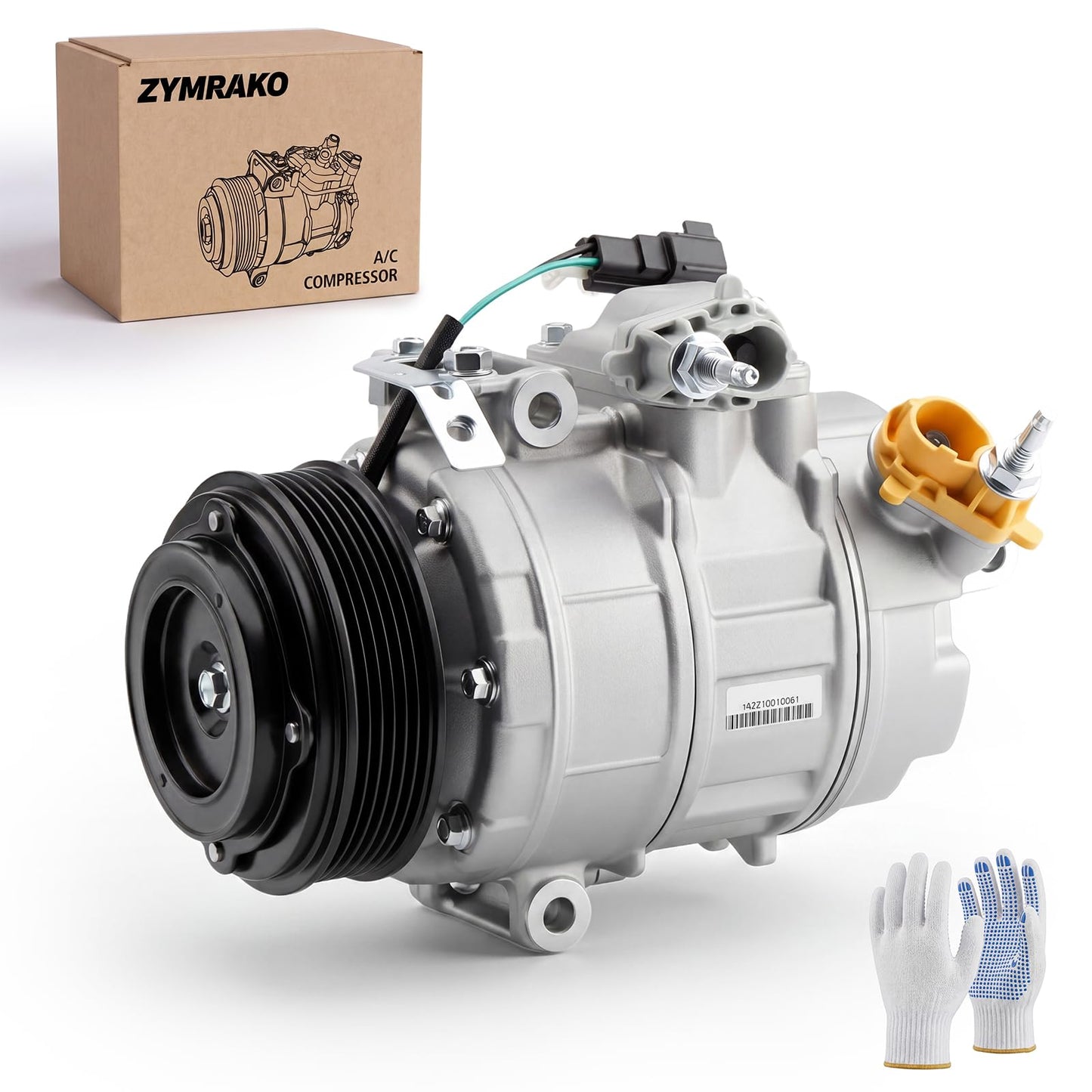 Zynrako A/C Compressor with Clutch Compatible with Ford Explorer 2011-2019 3.5L, Police Interceptor Utility 2013-2015 3.7L, Air Conditioner Compressor Replacement