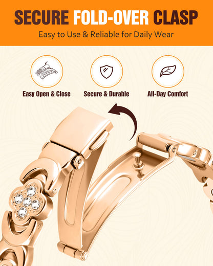 Jecanori Pure Copper Bracelets for Women Pain Relief, Healing Magnetic Bracelet with 3500 Gauss Effective Magnets