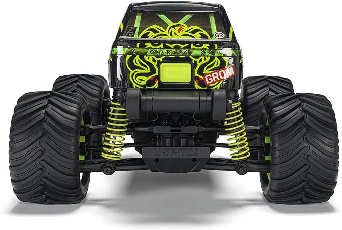 ARRMA RC Truck 1/16 Gorgon GROM 4X4 RTR Brushed Monster Truck (Battery &amp Charger Included) Yellow ARA2130T1