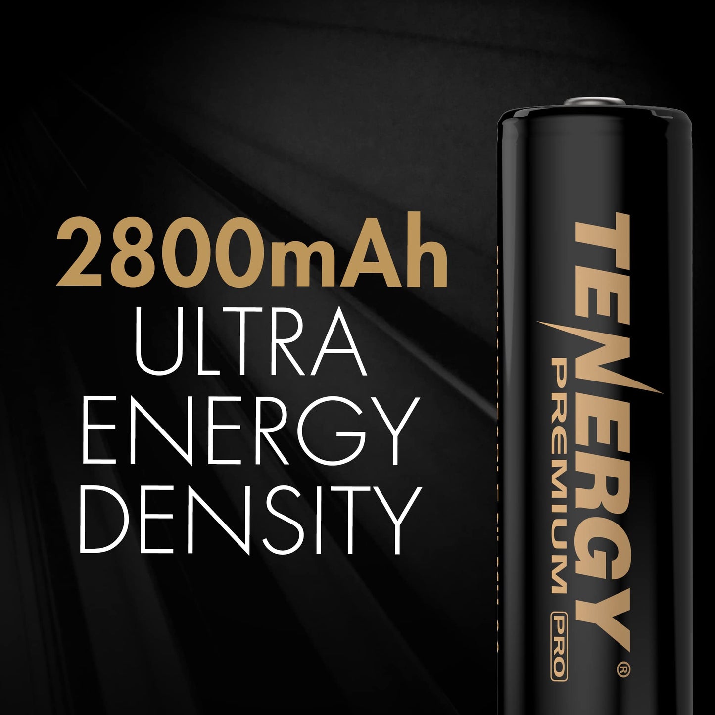 Tenergy Premium PRO Rechargeable AA Batteries, High Capacity 2800mAh NiMH AA Battery, 20 Pack Rechargeable Batteries