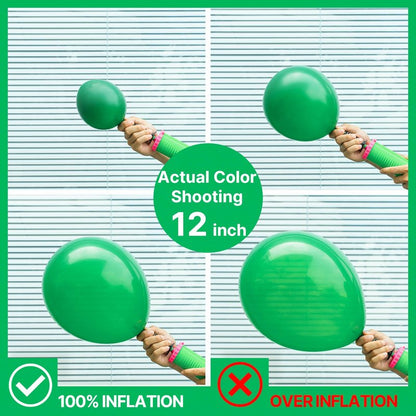 PartyWoo Green Balloons 50pcs 5 Inch Green Latex Helium Balloons for Birthday Baby Shower Graduation Engagement Wedding Dinosaur Jungle Golf Football Baseball Theme Party Decorations Green-Y24