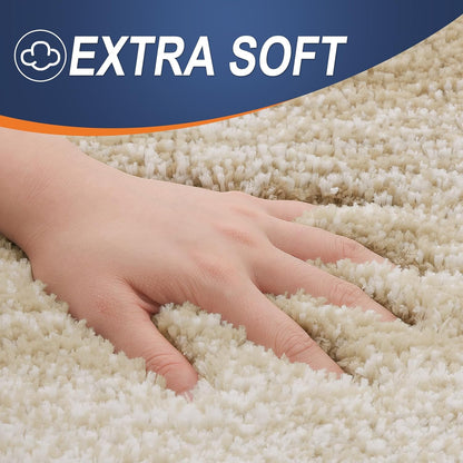 OLANLY Bath Rugs Mat - Extra Soft Microfiber, Quick Dry & Machine Washable | 24x16, Tan Color