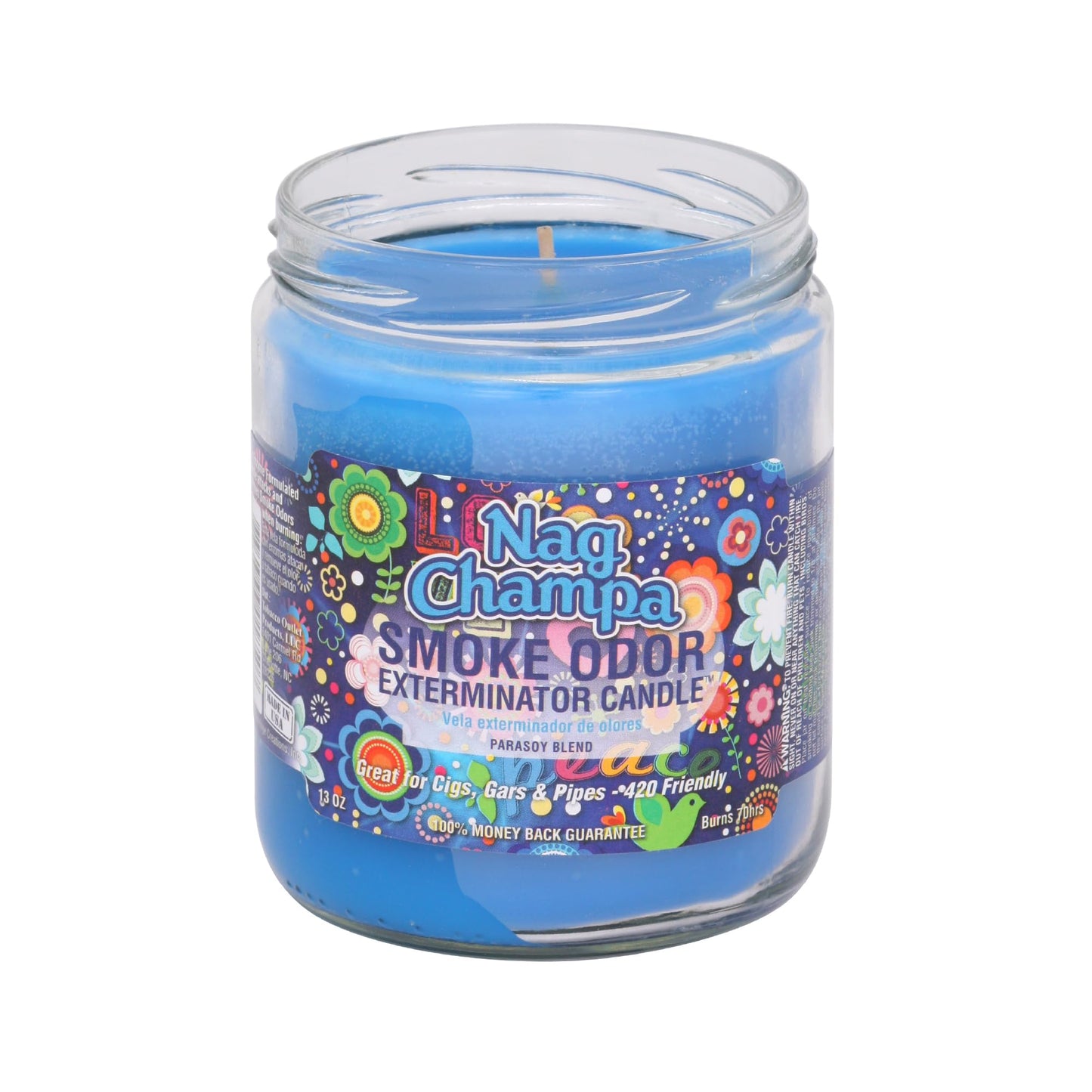 Smoke Odor Exterminator 13 Oz Jar Candle Nag Champa