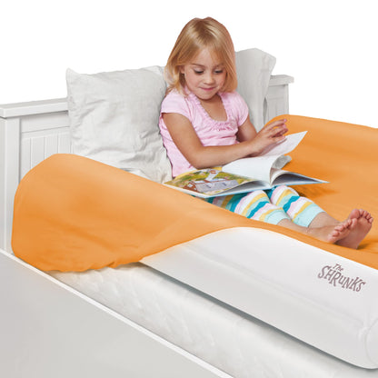 Shrunks Inflatable Bed Rail for Toddlers, Kids, Adults, and Elderly | Portable Bed Bumper for Toddler Travel or Home | Blow Up Bed Guard Rail for Twin, Full, Queen, King Size Beds (1 Pack)
