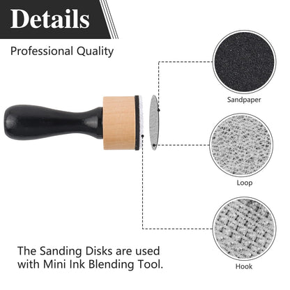 BAOFALI Mini Ink Blending Tool,with Foams Replacement Refill Foam Tool for Foams Scrapbooking Painting Drawing Art Supplies Handle Ink Tools Embossing Stencils