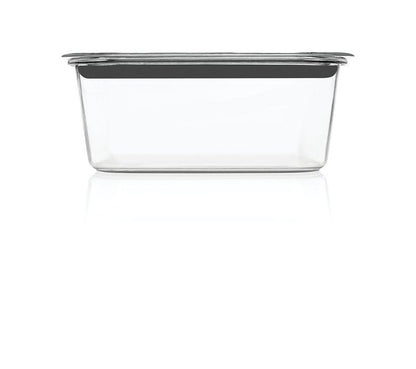 Rubbermaid Brilliance Large Food Storage Container, 9.6 Cup, BPA-Free, Leak-Proof, Clear