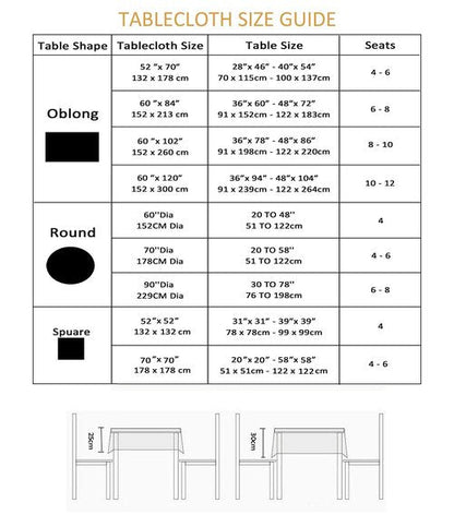EHouseHome Heavy Duty Fabric Tablecloth with White Lace-Waterproof/Wrinkle Free/Stain Resistant/Oil Proof-for Dining,Indoor&Outdoor,Wedding,Holiday,White,Rectangle 60x84Inch