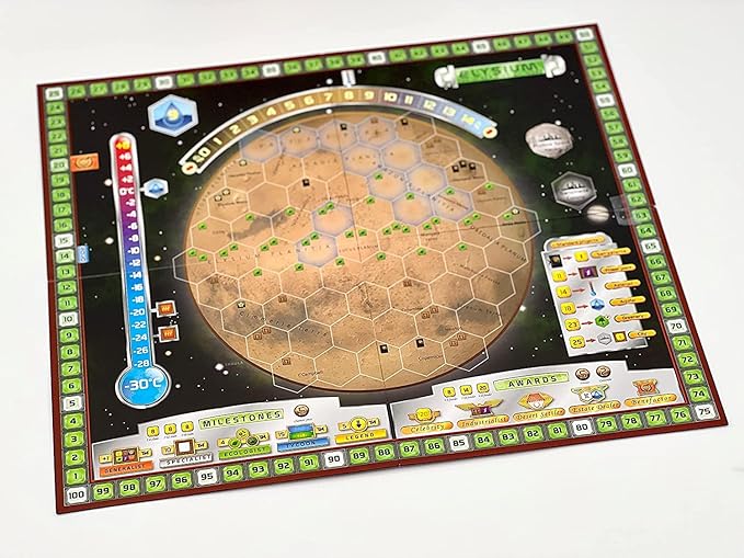 Terraforming Mars: Hellas Elysium - The Other Side of Mars Expansion by Stronghold Games Strategy Board Game