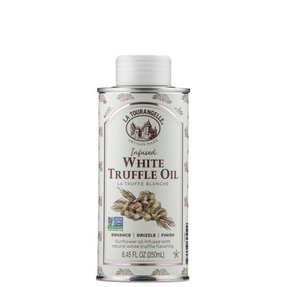 La Tourangelle, White Truffle Cooking Spray, Complex Gourmet Earthy Flavor for Spraying on Pasta, Popcorn, Vegetables, Potatoes, and More, 5 Fl Oz