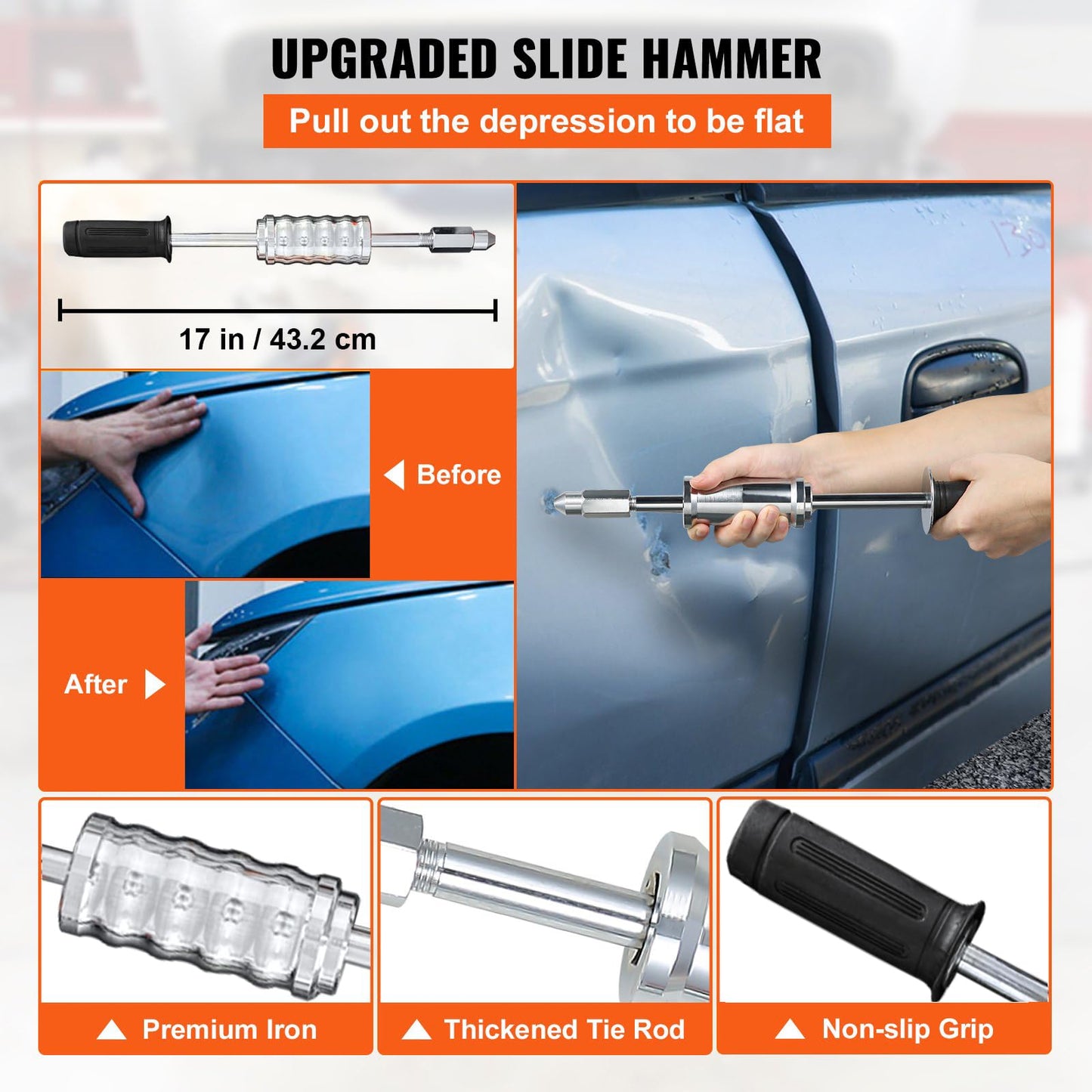 Stud Welder Kit, Stud Welder Dent Repair Kit, 800VA Spot Welder Stud, 110V Welder Stud Kit, Spot Welder Machine，Stud Gun Dent Puller Kit with Complete Accessories (4500-1)