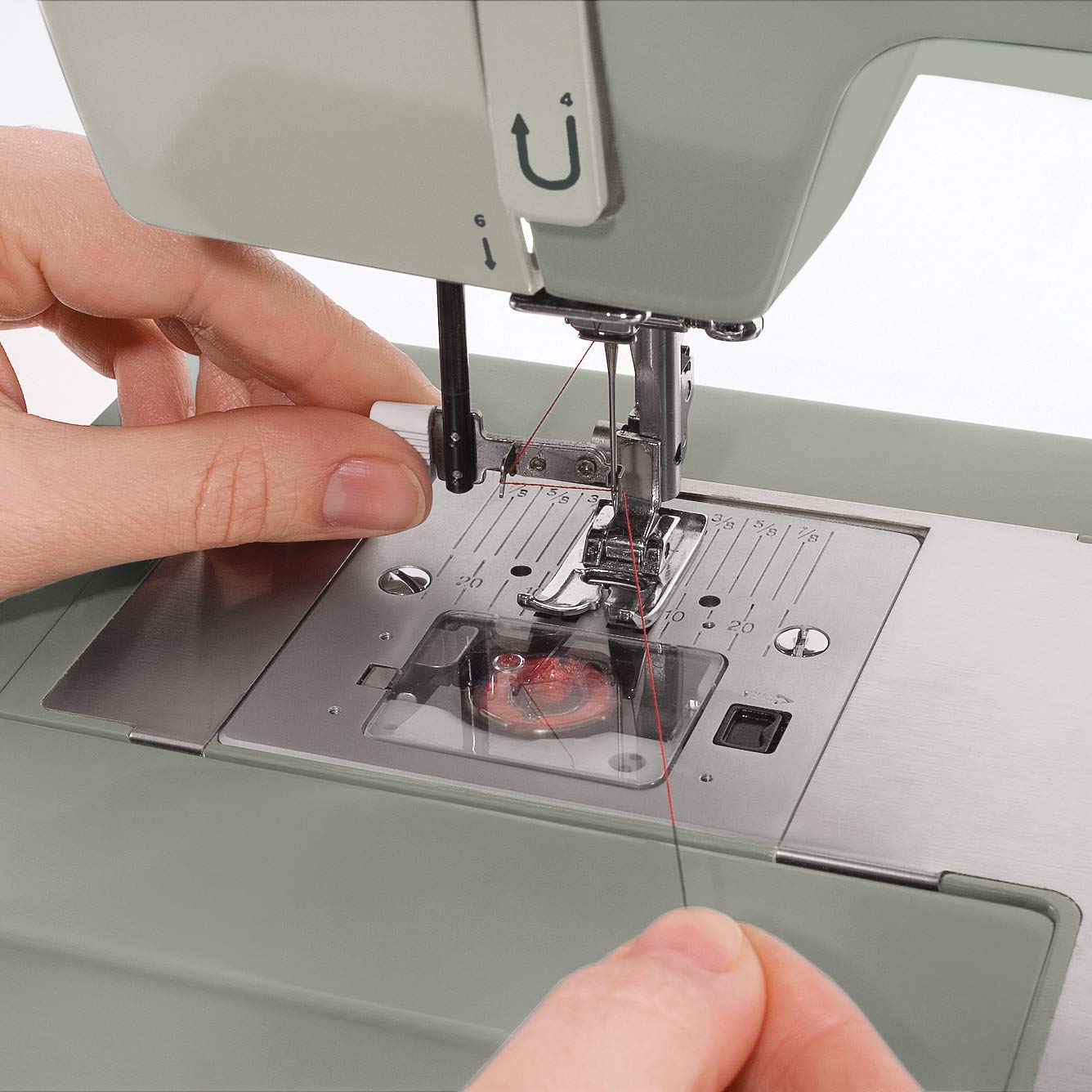 SINGER | Heavy Duty 4452 Sewing Machine, Gray + SINGER Machine Carrying Case, Black