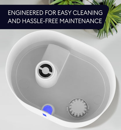 GENIANI Ultrasonic Cool Mist Humidifier for Bedroom, Large Rooms, Home, 4L - Easy Fill & Clean Humidifier for Plants w/Auto Shut-off, 40H Runtime - Quiet, Top Fill Air Humidifier