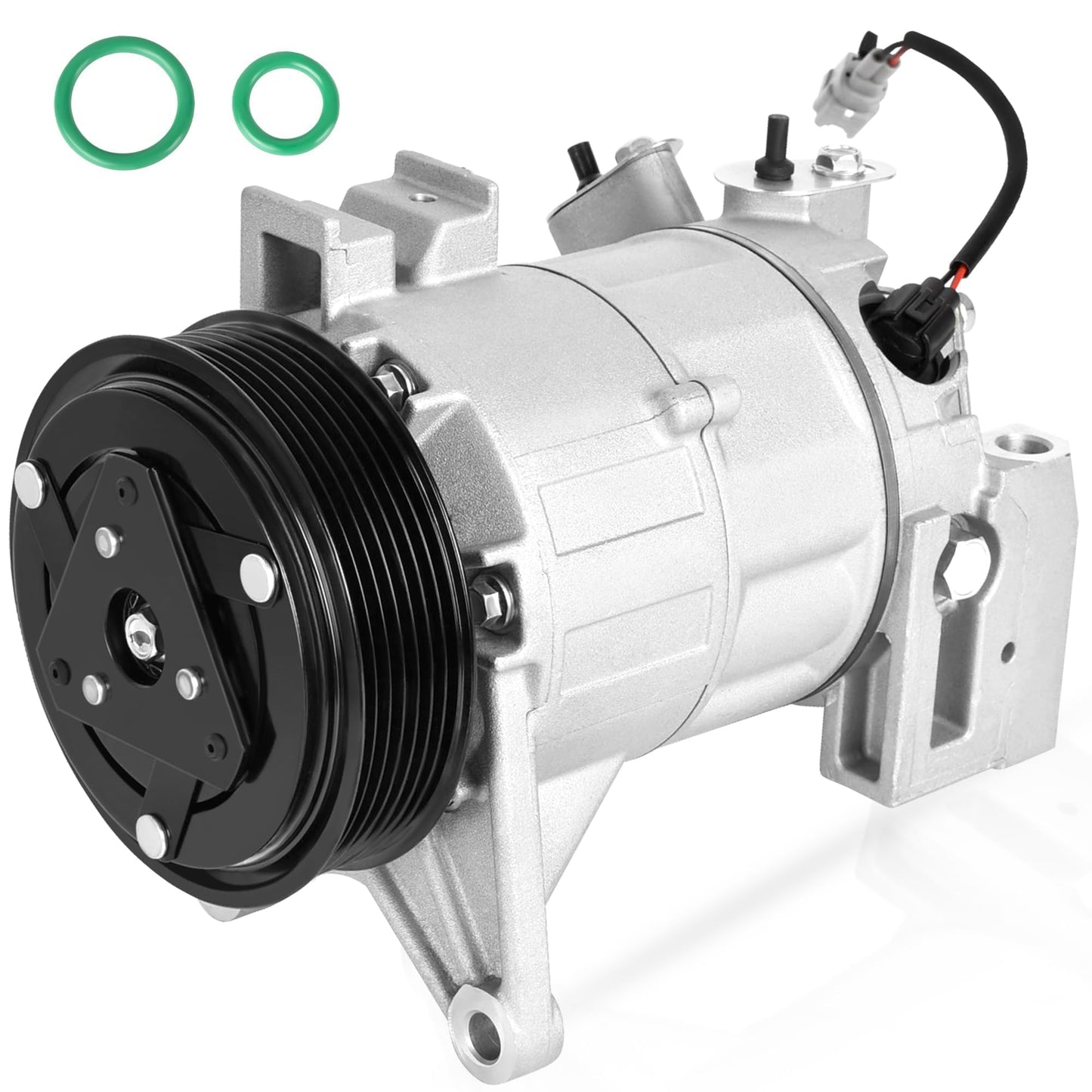 HYR Automotive Air Conditioning Compressor AC Compressor with Clutch Compatible with Nissan Maxima 2016-2023, Murano 2015-2022, 3.5L,7 grooves, Replace# 92600-5AA0A, 198667, 197667