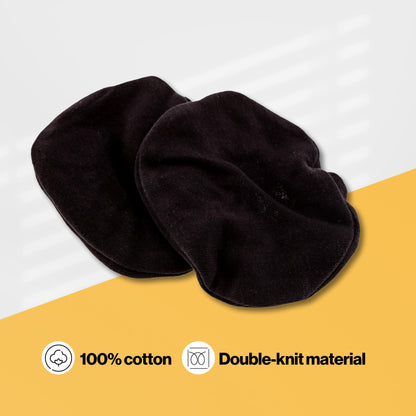 KORE AVIATION 100% Cotton Headphone Ear Covers Washable Double Knit for Aviation Headset, Gym, Training, Racing, Gaming, Hunting & Headset Ear Pads (Sold in Pairs)