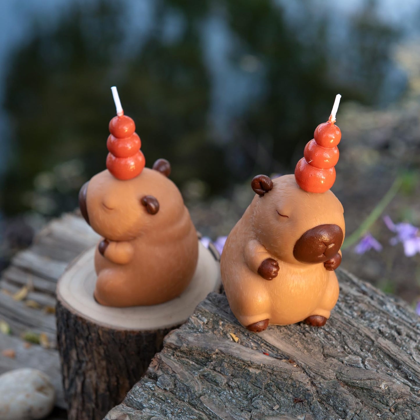 Cute Capybara Aromatherapy Scented Vegetable Candle